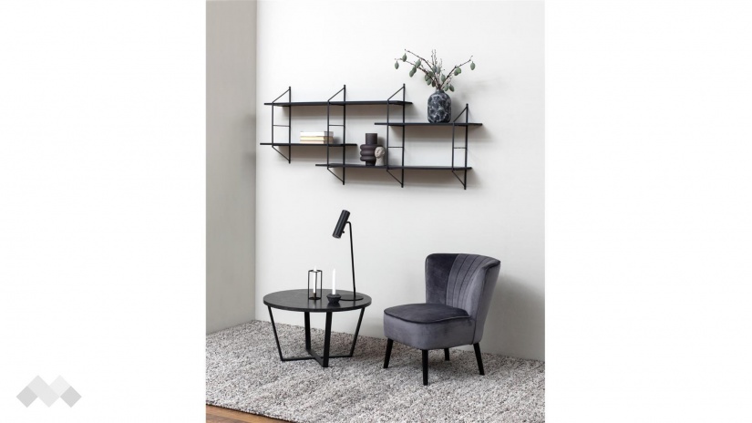 Холна маса Амбъл сив мрамор с черно - изглед 8 - МебелМаг Холна маса Амбъл сив мрамор с черно - изглед 8