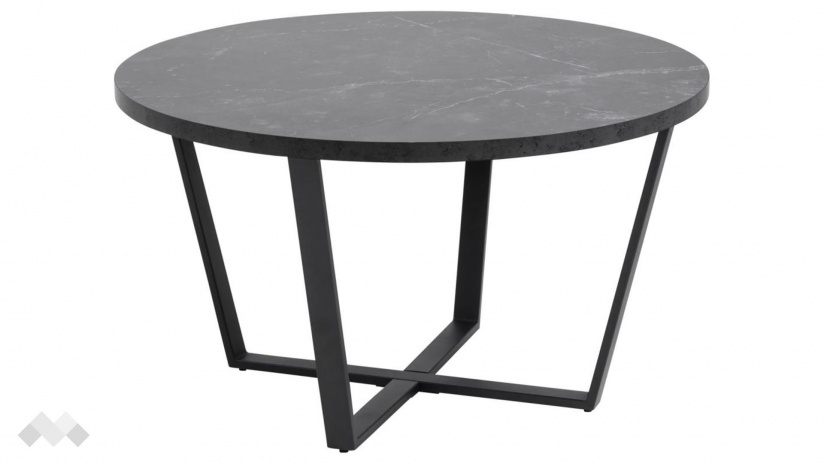 Холна маса Амбъл сив мрамор с черно - изглед 1 - МебелМаг Холна маса Амбъл сив мрамор с черно - изглед 1