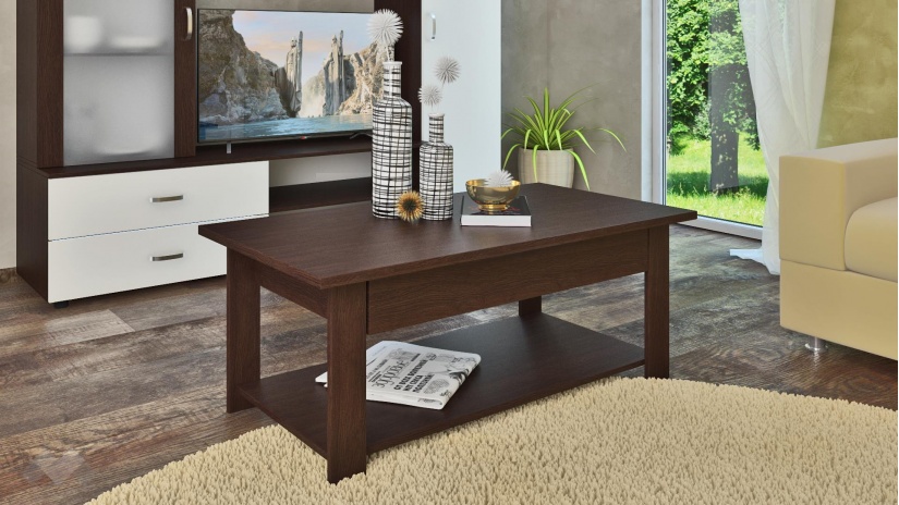 Холна маса Анелия венге - изглед 1 - МебелМаг Холна маса Анелия венге - изглед 1