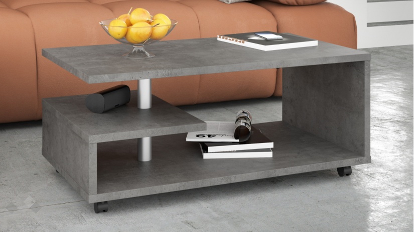 Холна маса Байли бетон - изглед 1 - МебелМаг Холна маса Байли бетон - изглед 1