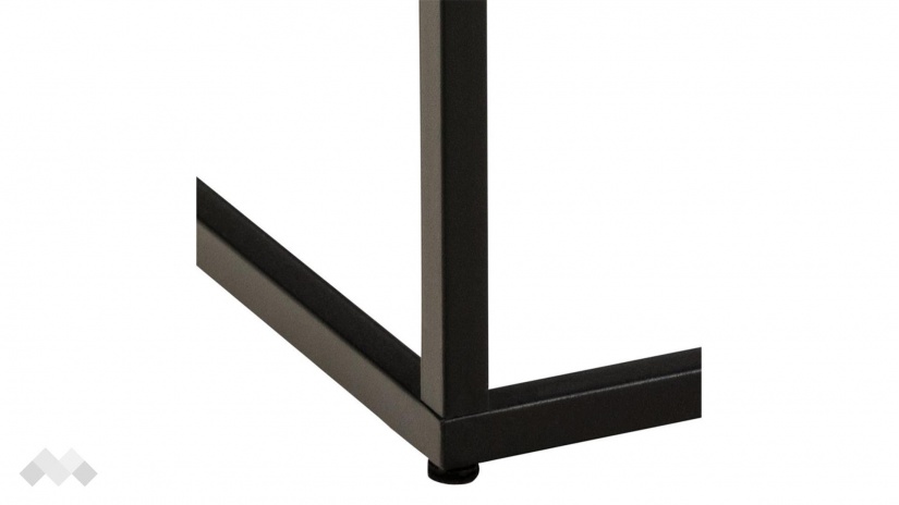 Холна маса Бароса черен мрамор с черно - изглед 4 - МебелМаг Холна маса Бароса черен мрамор с черно - изглед 4