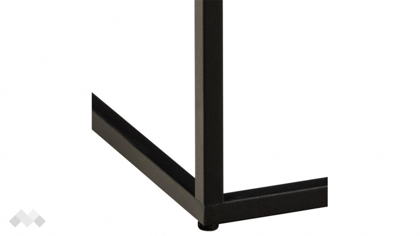 Холна маса Бароса черен мрамор с черно - изглед 4 - МебелМаг Холна маса Бароса черен мрамор с черно - изглед 4