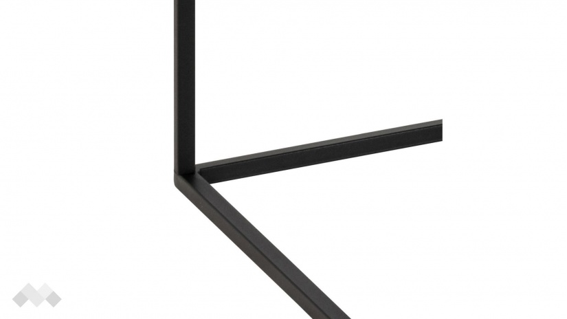 Холна маса Бароса черен мрамор с черно - изглед 5 - МебелМаг Холна маса Бароса черен мрамор с черно - изглед 5