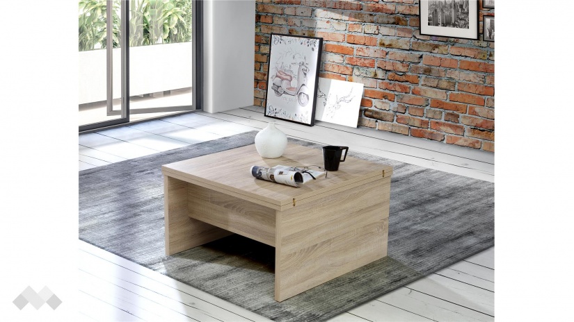 Холна маса Белами дъб сонома - изглед 6 - МебелМаг Холна маса Белами дъб сонома - изглед 6