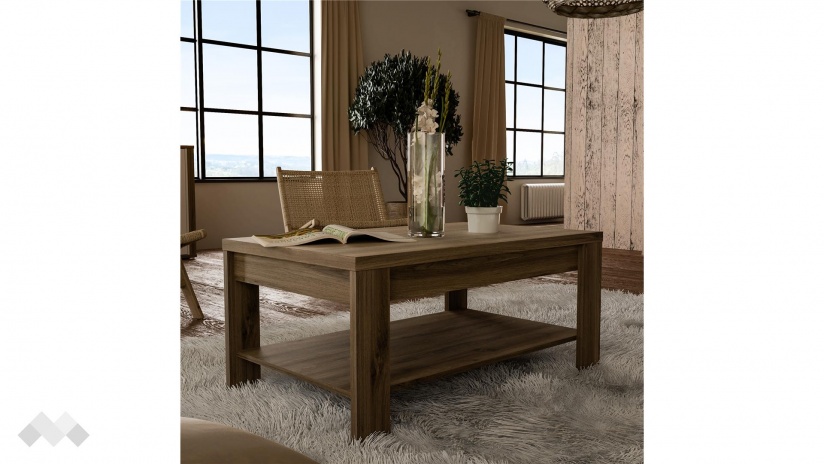 Холна маса Дейлос дъб валенсия - изглед 1 - МебелМаг Холна маса Дейлос дъб валенсия - изглед 1