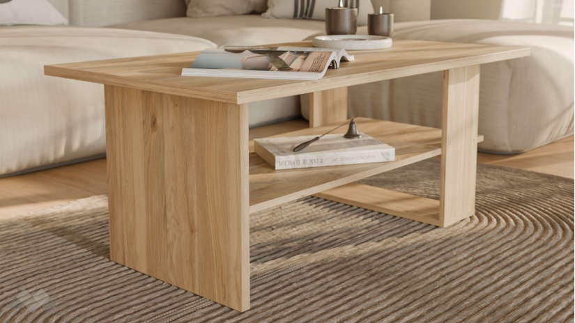 Холна маса Дреада дъб маувела - изглед 1 - МебелМаг Холна маса Дреада дъб маувела - изглед 1