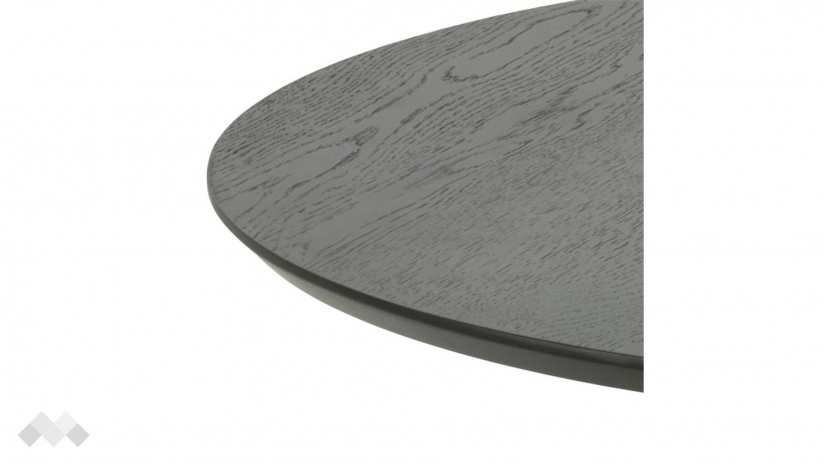 Холна маса Дънкан дъб черен мат - изглед 2 - МебелМаг Холна маса Дънкан дъб черен мат - изглед 2