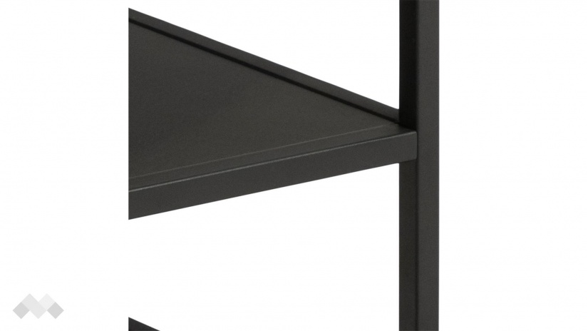 Холна маса Гила тъмен дъб с черен мат - изглед 6 - МебелМаг Холна маса Гила тъмен дъб с черен мат - изглед 6