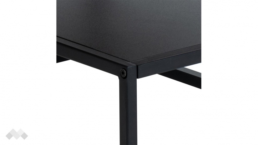 Холна маса Гила тъмен дъб с черен мат - изглед 6 - МебелМаг Холна маса Гила тъмен дъб с черен мат - изглед 6