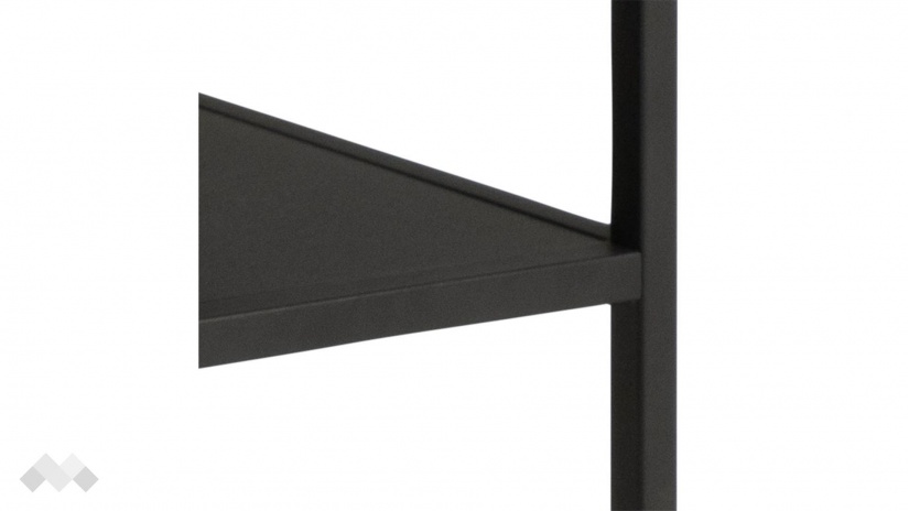 Холна маса Гила тъмен дъб с черен мат - изглед 6 - МебелМаг Холна маса Гила тъмен дъб с черен мат - изглед 6