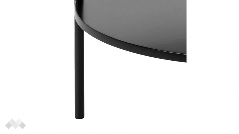 Холна маса Голди черен мрамор с черно - изглед 3 - МебелМаг Холна маса Голди черен мрамор с черно - изглед 3