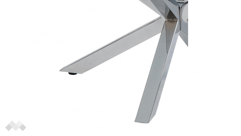 Холна маса Хевън хром - изглед 3 - МебелМаг Холна маса Хевън хром - изглед 3