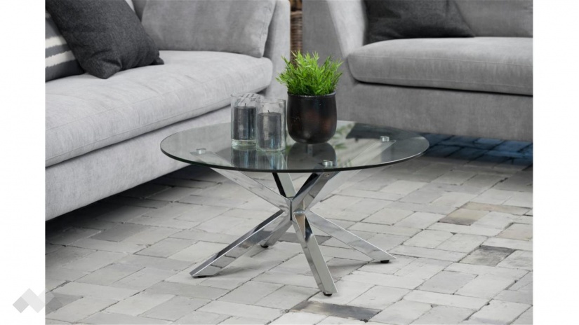 Холна маса Хевън хром - изглед 5 - МебелМаг Холна маса Хевън хром - изглед 5