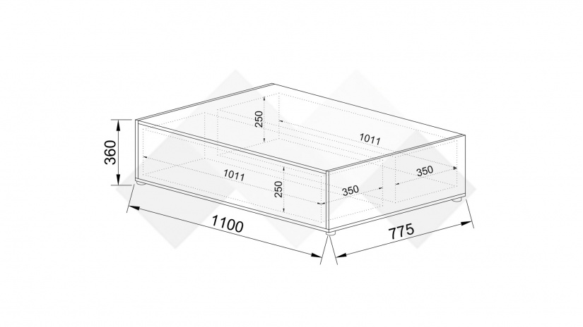 Холна маса Ирен дъб гардън с дъб герано - изглед 4 - МебелМаг Холна маса Ирен дъб гардън с дъб герано - изглед 4
