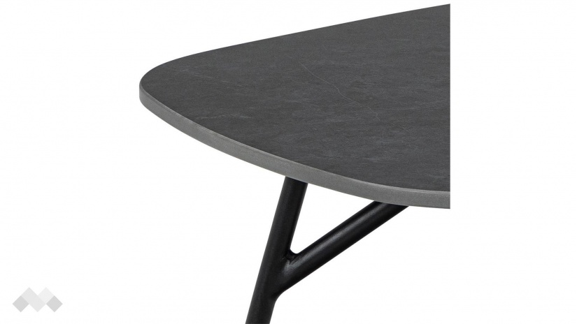 Холна маса Каракас черен мат - изглед 4 - МебелМаг Холна маса Каракас черен мат - изглед 4
