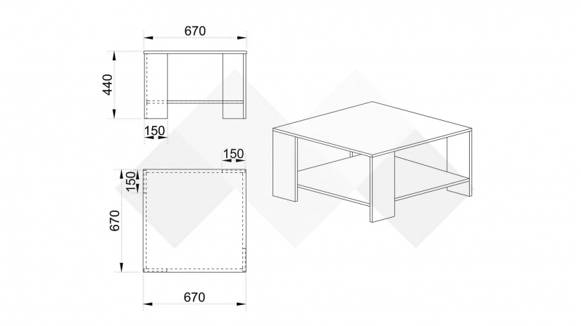 Холна маса Лерида дъб дакота с мрамор - изглед 2 - МебелМаг Холна маса Лерида дъб дакота с мрамор - изглед 2