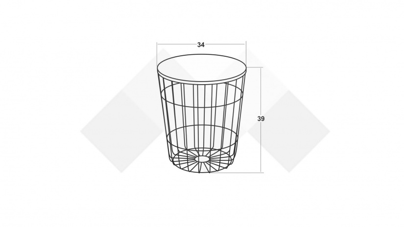 Холна маса Лотус - изглед 2 - МебелМаг Холна маса Лотус - изглед 2