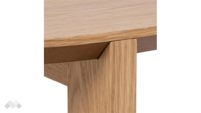 Холна маса Максим дъб натурал - изглед 4 - МебелМаг Холна маса Максим дъб натурал - изглед 4