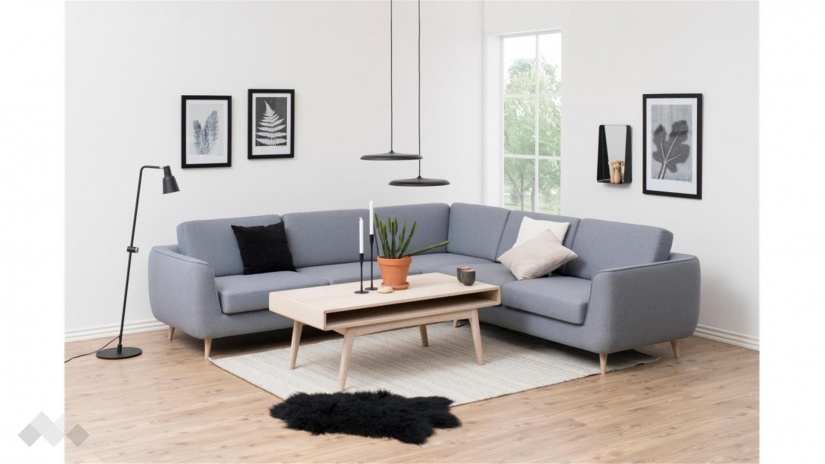 Холна маса Мартен светъл дъб - изглед 3 - МебелМаг Холна маса Мартен светъл дъб - изглед 3