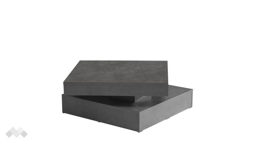 Холна маса Мирано бетон - изглед 2 - МебелМаг Холна маса Мирано бетон - изглед 2
