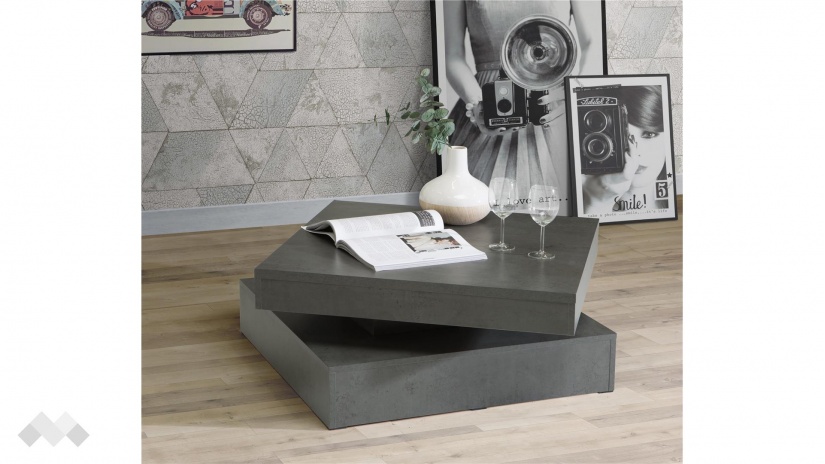 Холна маса Мирано бетон - изглед 4 - МебелМаг Холна маса Мирано бетон - изглед 4