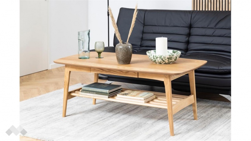 Холна маса Ема дъб натурал - изглед 4 - МебелМаг Холна маса Ема дъб натурал - изглед 4