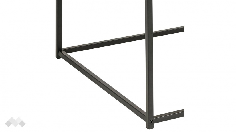 Холна маса Сийфорд тъмен дъб с черно - изглед 5