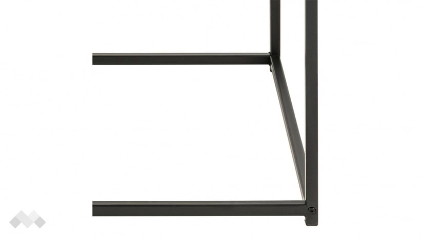 Холна маса Сийфорд тъмен дъб с черно - изглед 6