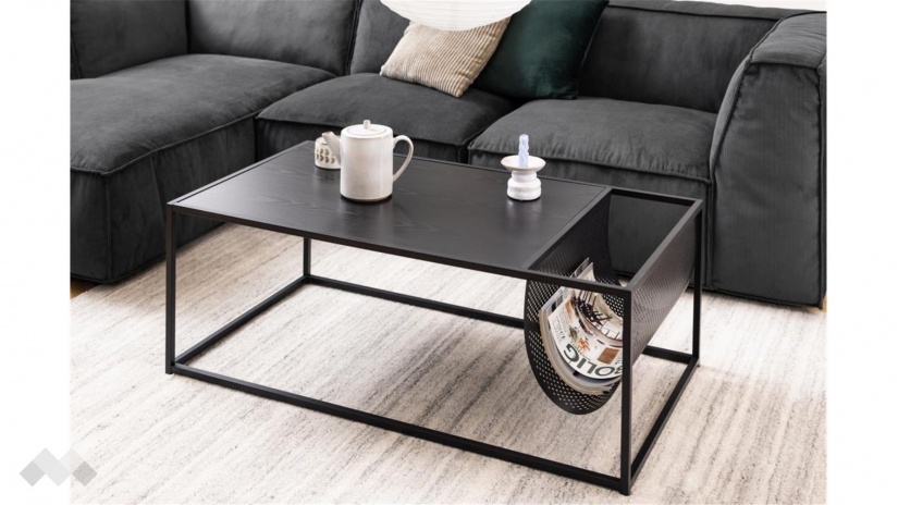 Холна маса Сийфорд черен - изглед 6 - МебелМаг Холна маса Сийфорд черен - изглед 6