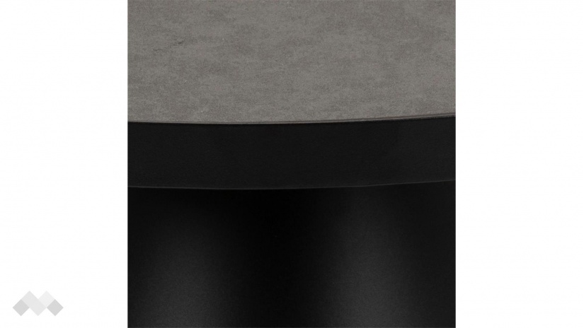 Холна маса Соли черен с черен мат - изглед 3 - МебелМаг Холна маса Соли черен с черен мат - изглед 3