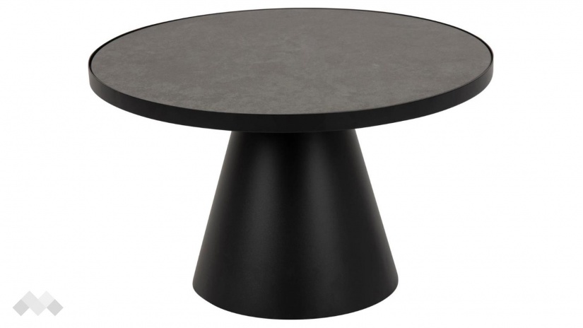 Холна маса Соли черен с черен мат - изглед 1 - МебелМаг Холна маса Соли черен с черен мат - изглед 1