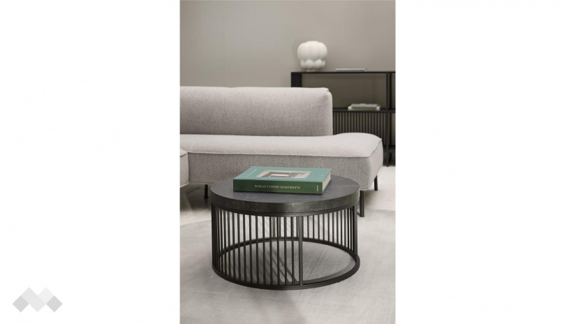 Холна маса Стрингтън черен мрамор с черен мат - изглед 7 - МебелМаг Холна маса Стрингтън черен мрамор с черен мат - изглед 7