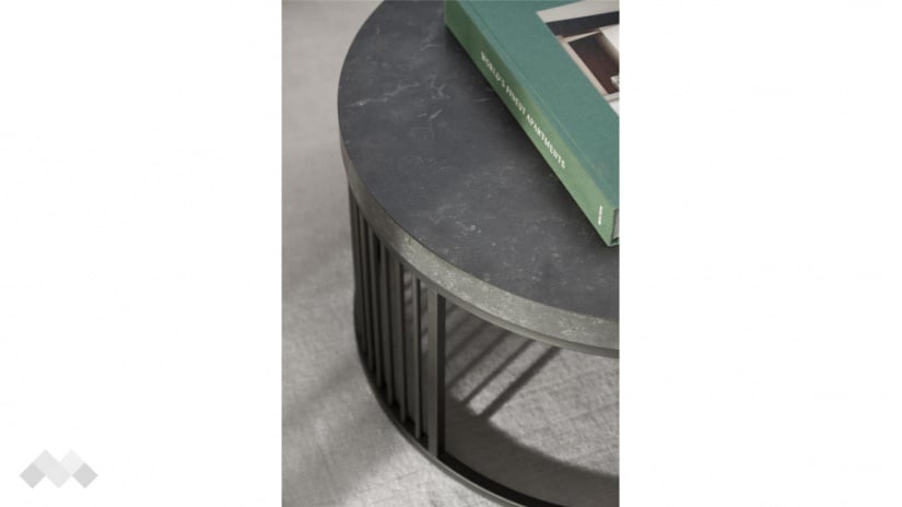 Холна маса Стрингтън черен мрамор с черен мат - изглед 8 - МебелМаг Холна маса Стрингтън черен мрамор с черен мат - изглед 8