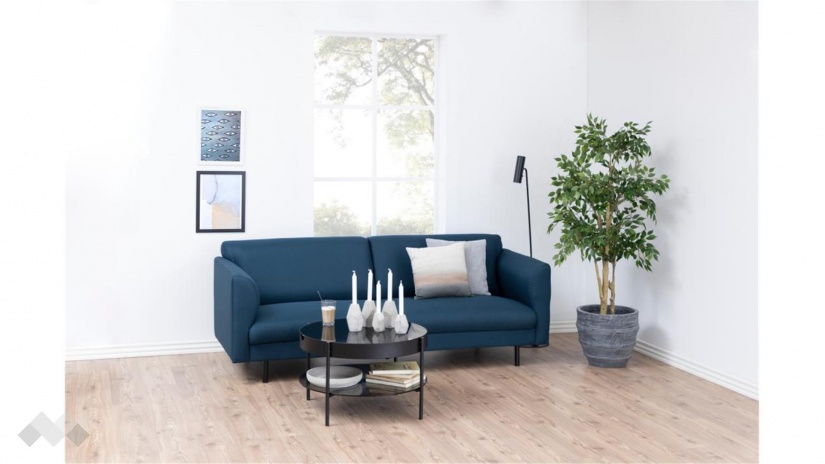 Холна маса Типтън опушен с черно - изглед 4 - МебелМаг Холна маса Типтън опушен с черно - изглед 4