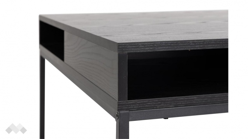 Холна маса Уилфорд черен мат - изглед 3 - МебелМаг Холна маса Уилфорд черен мат - изглед 3