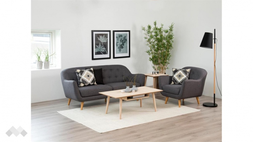 Холна маса Веки светъл дъб - изглед 5 - МебелМаг Холна маса Веки светъл дъб - изглед 5