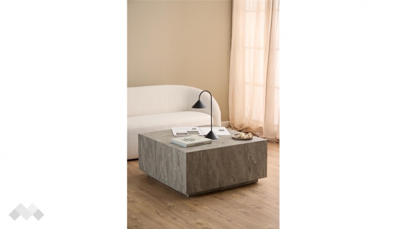 Холна маса Заре сив мрамор - изглед 4 - МебелМаг Холна маса Заре сив мрамор - изглед 4