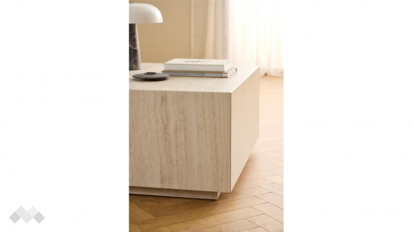 Холна маса Заре травертин - изглед 5 - МебелМаг Холна маса Заре травертин - изглед 5