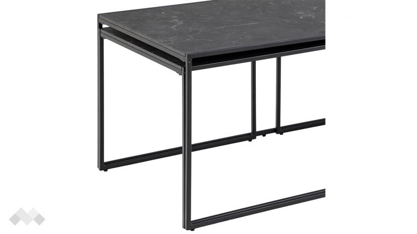 Холна маса Инфинити комплект маси черен - изглед 4 - МебелМаг Холна маса Инфинити комплект маси черен - изглед 4