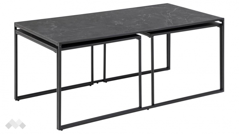 Холна маса Инфинити комплект маси черен - изглед 1 - МебелМаг Холна маса Инфинити комплект маси черен - изглед 1