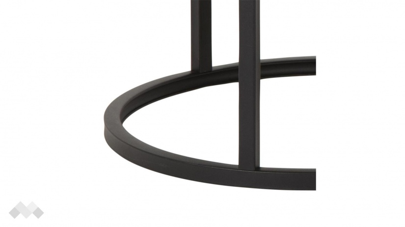 Холна маса Спиро комплект маси тъмен дъб с черно - изглед 6