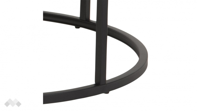 Холна маса Спиро комплект маси тъмен дъб с черно - изглед 7