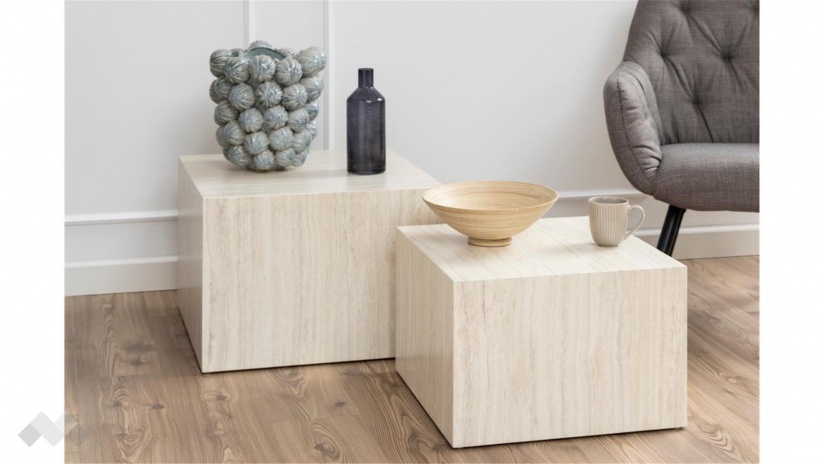 Холна маса Заре комплект маси травертин - изглед 5 - МебелМаг Холна маса Заре комплект маси травертин - изглед 5