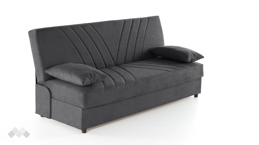 Клик-клак канапе Фиджи триместни сив - изглед 2