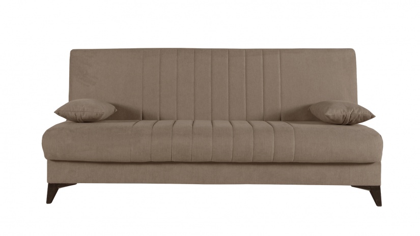 Клик-клак канапе Кент триместни кафяв - изглед 3 - МебелМаг Клик-клак канапе Кент триместни кафяв - изглед 3