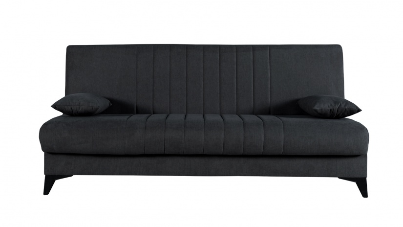 Клик-клак канапе Кент триместни сив - изглед 3 - МебелМаг Клик-клак канапе Кент триместни сив - изглед 3