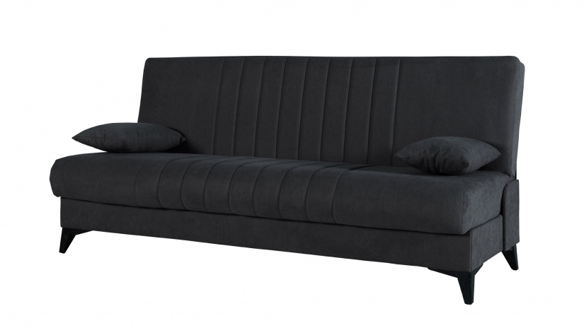 Клик-клак канапе Кент триместни сив - изглед 2 - МебелМаг Клик-клак канапе Кент триместни сив - изглед 2