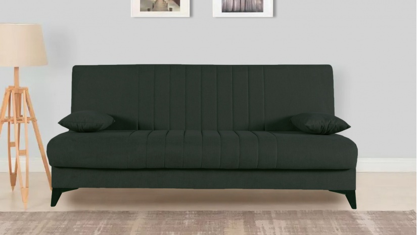 Клик-клак канапе Кент триместни зелен - изглед 1 - МебелМаг Клик-клак канапе Кент триместни зелен - изглед 1