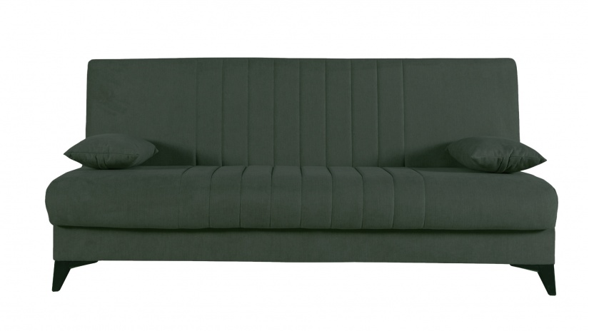 Клик-клак канапе Кент триместни зелен - изглед 3 - МебелМаг Клик-клак канапе Кент триместни зелен - изглед 3