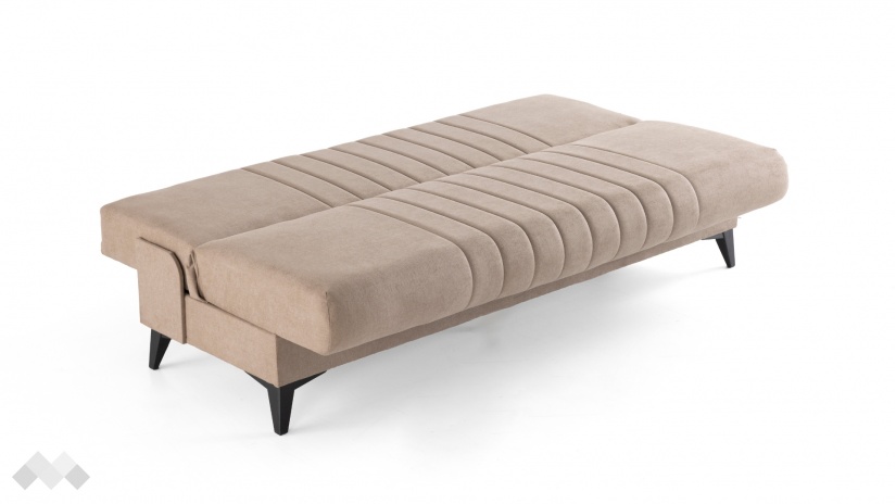 Клик-клак канапе Кенто триместни кафяв - изглед 4 - МебелМаг Клик-клак канапе Кенто триместни кафяв - изглед 4